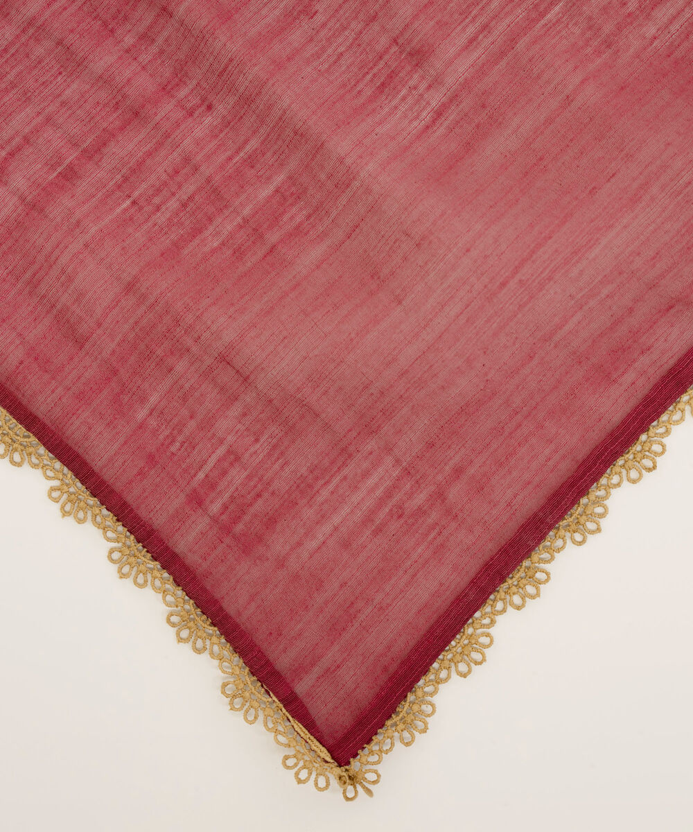 Manaar Solid Pink Dupatta