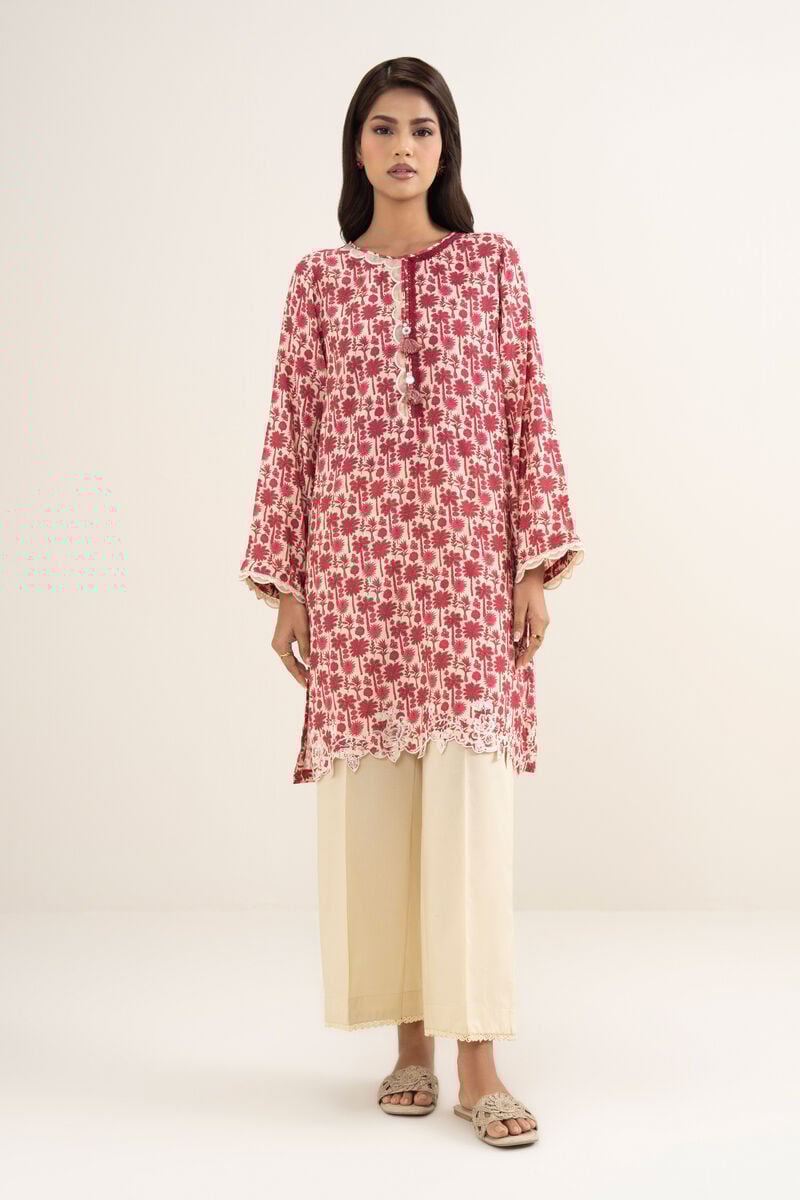 Embroidered Raw Silk Shirt