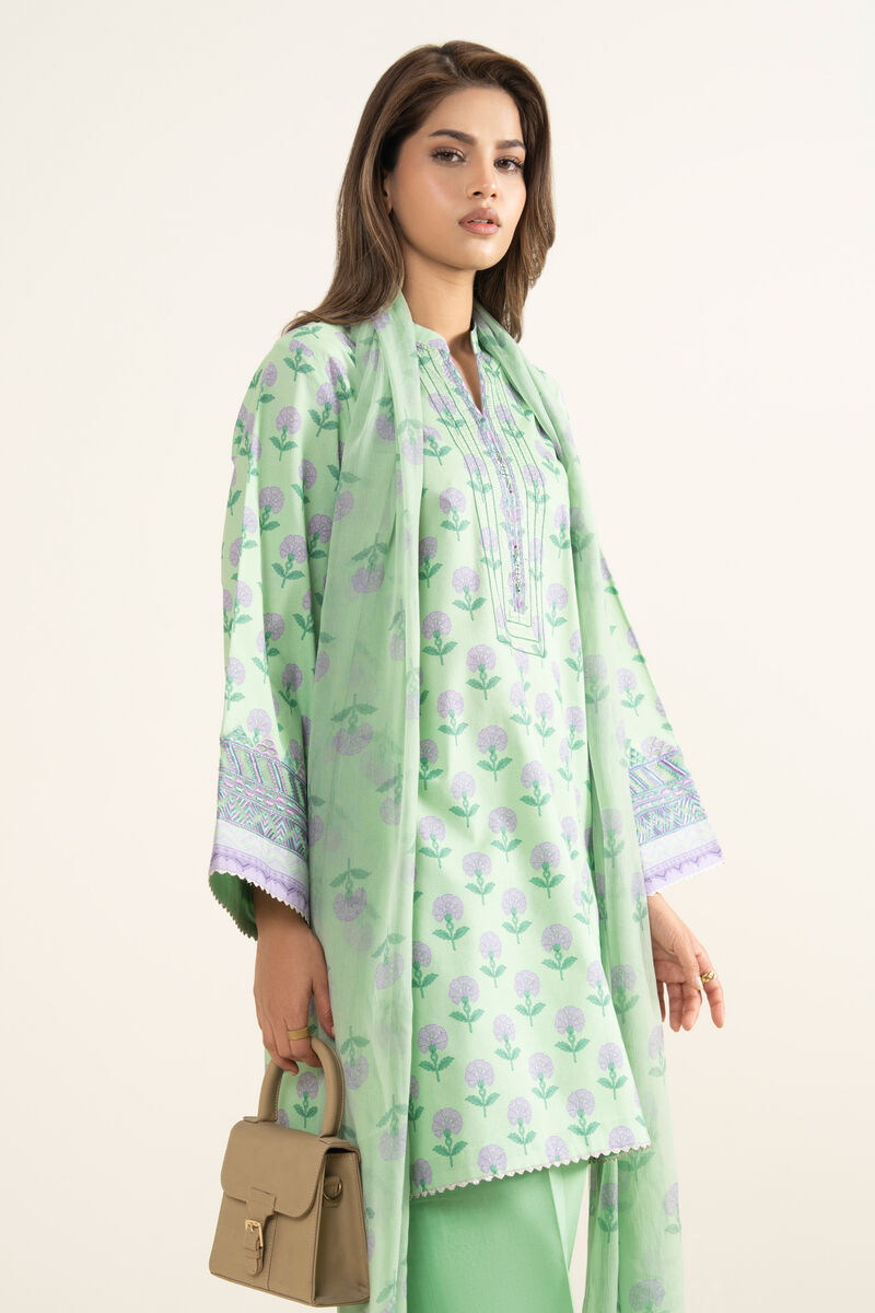 3 Piece - Embroidered Lawn Suit