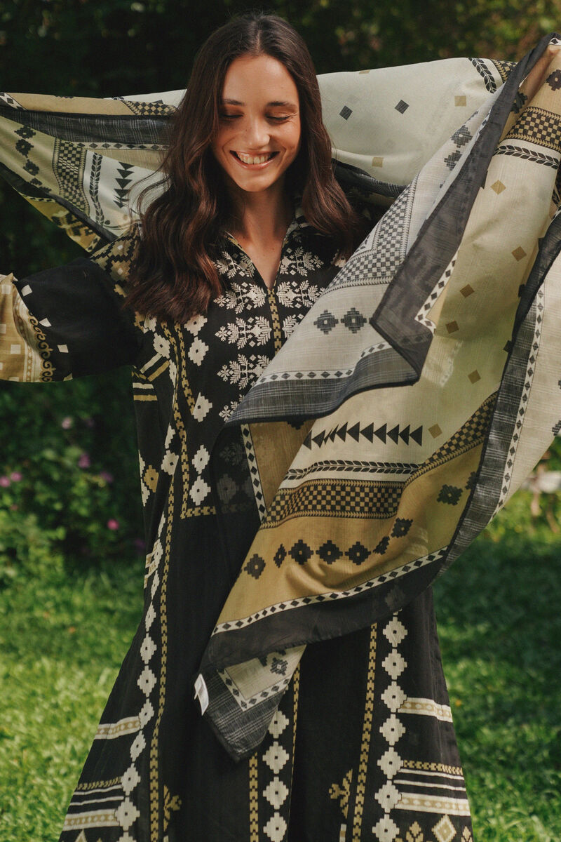 Printed Voile Dupatta