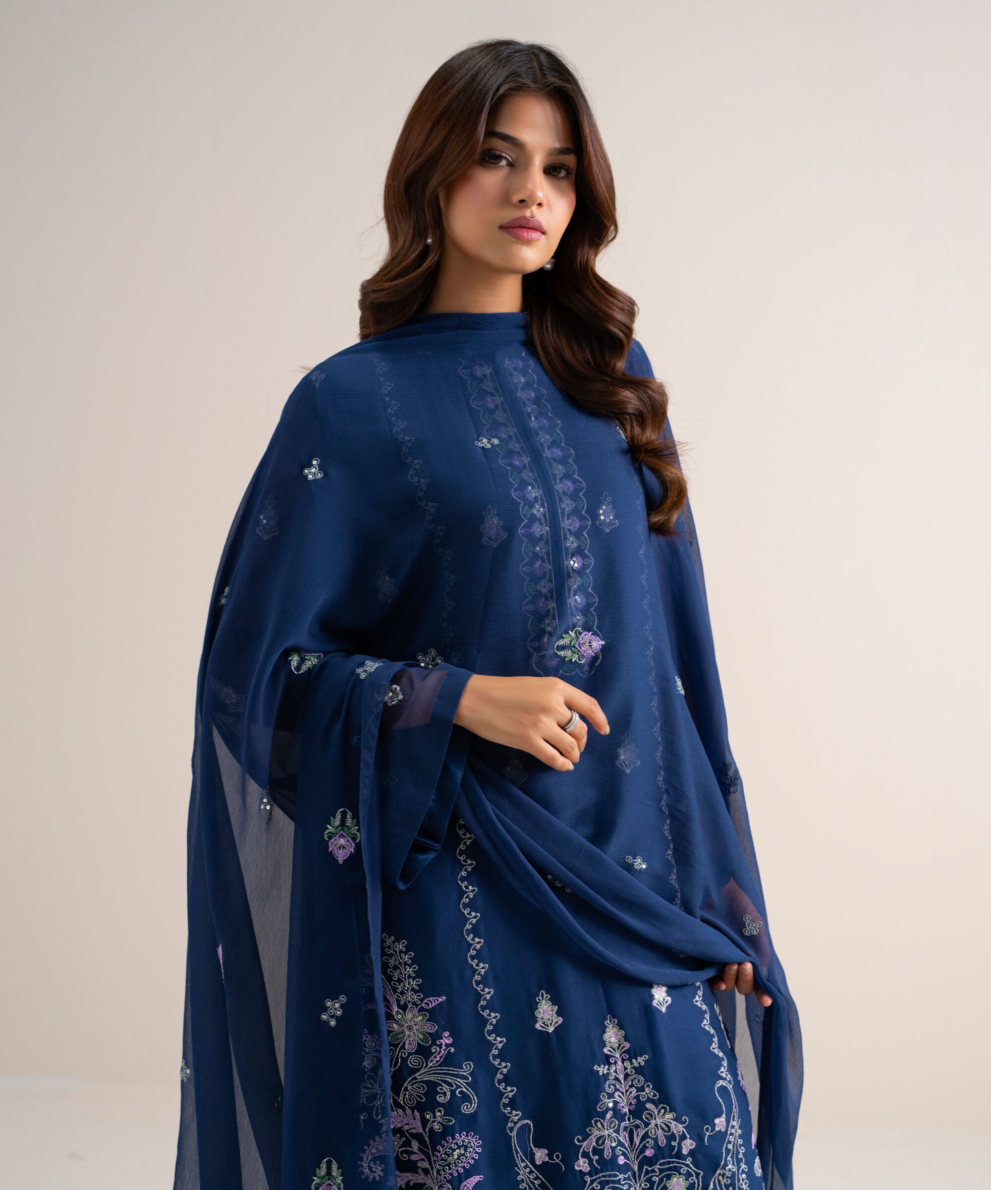 Unstitched 3 Pc Chiffon U3FELX25V662