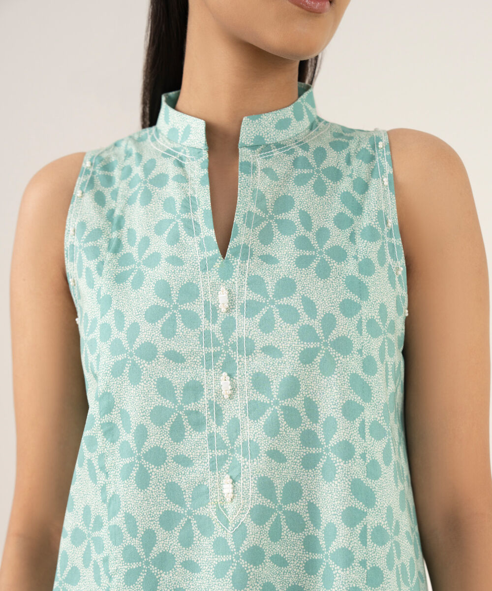 Women's Unstitched Lawn Printed Multi Three Piece Suit