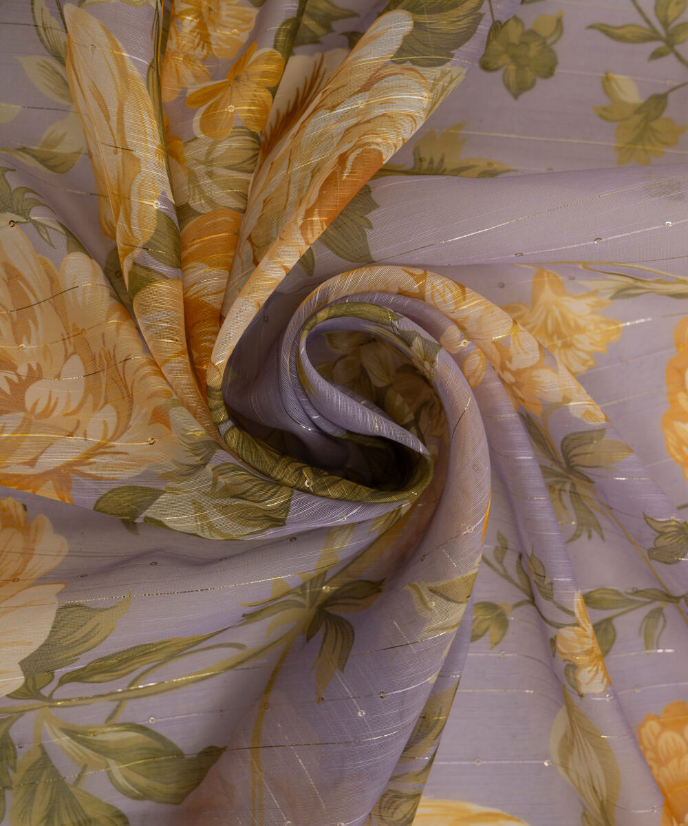 Women's RTW Manaar Lilac Printed  Dupatta