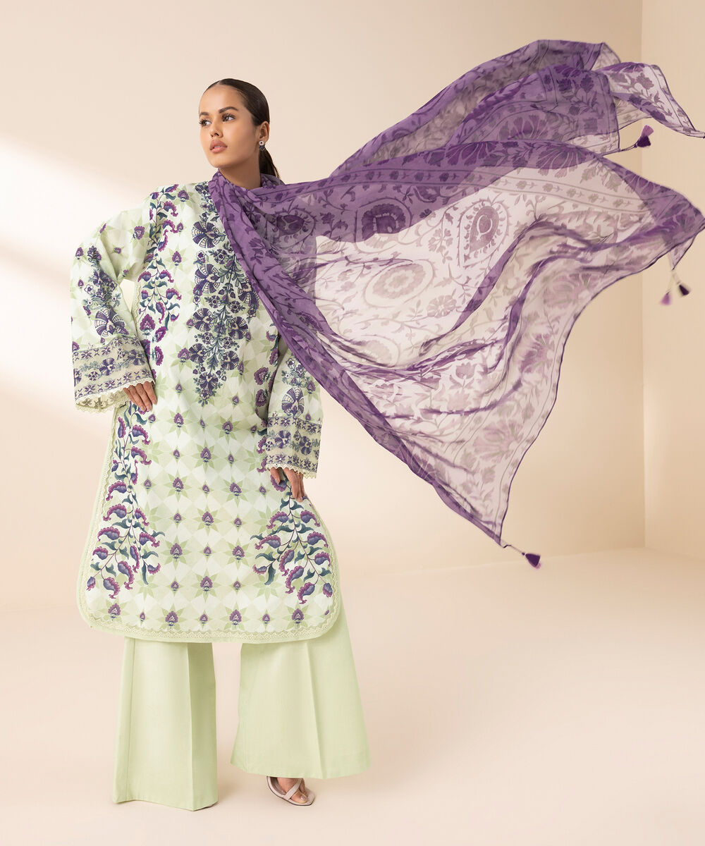 U3PESG25V522 Unstitched 3 PC U3PESG25V522