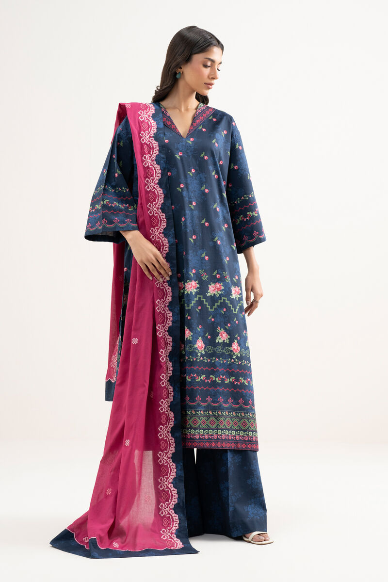 3 Piece - Embroidered Lawn Suit