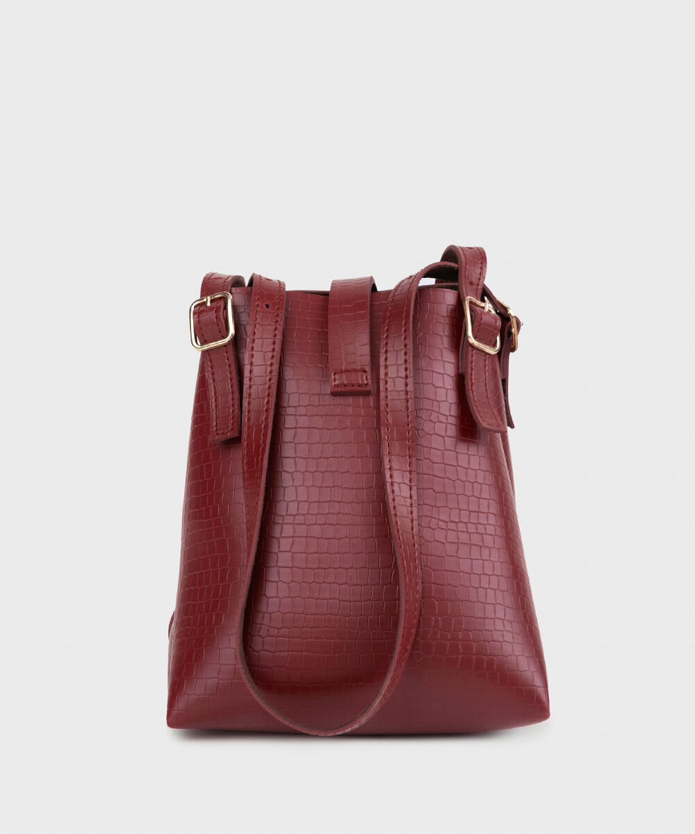 Woman - Red Maroon Top Handle Bag