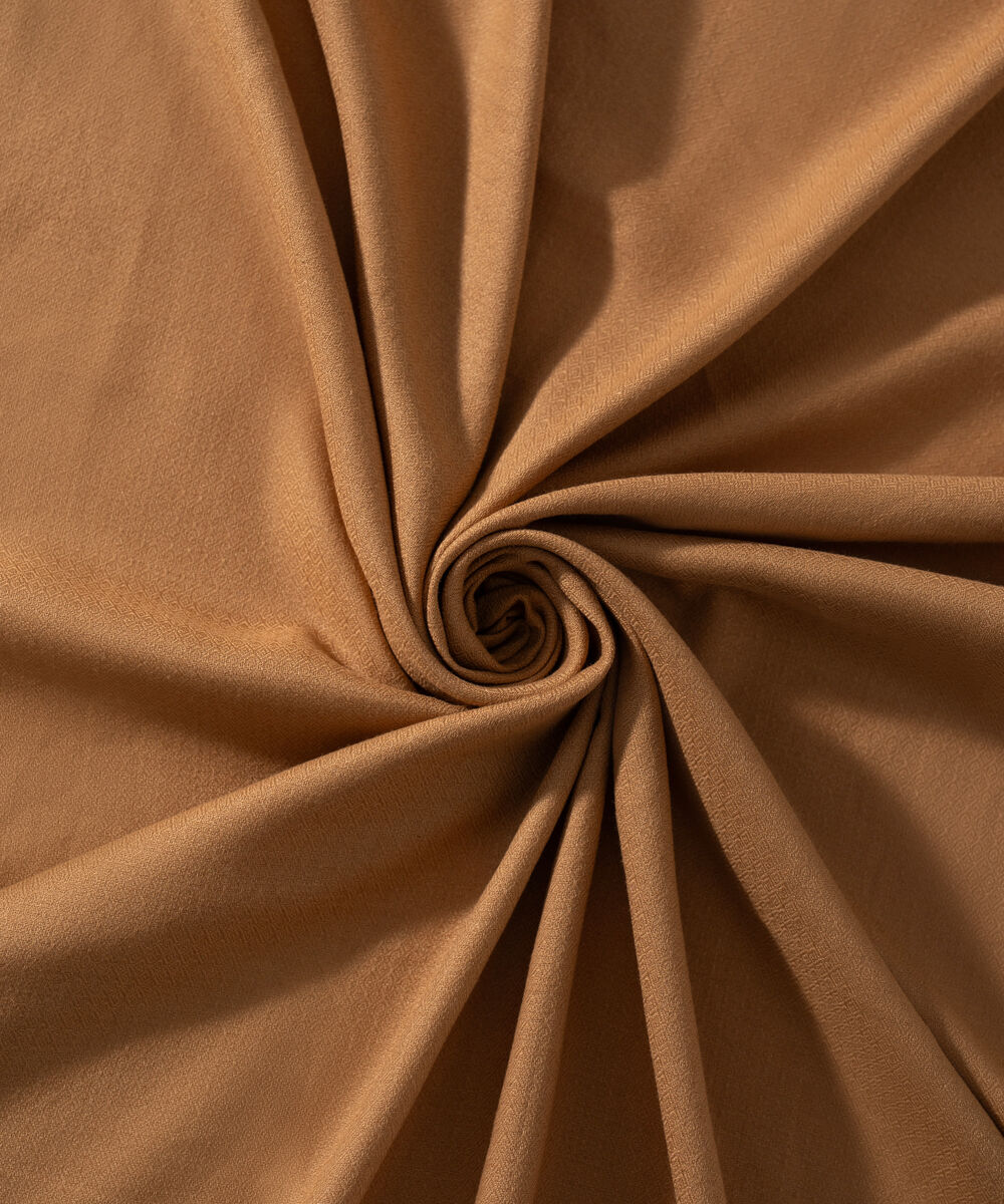 Women's RTW Poly Viscose Solid Dark Beige Shawl
