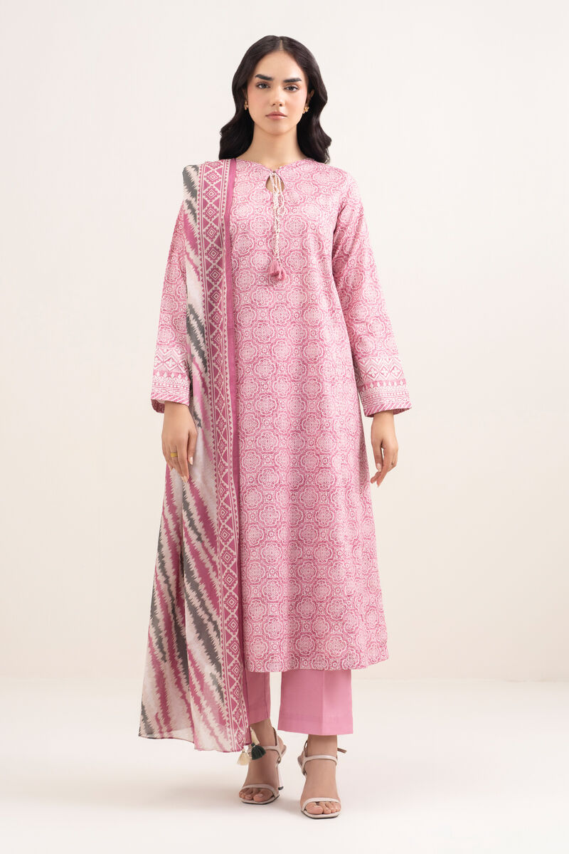 3 Piece - Printed Lawn Suit