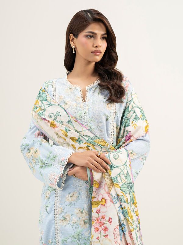 3 Piece - Embroidered Lawn Suit