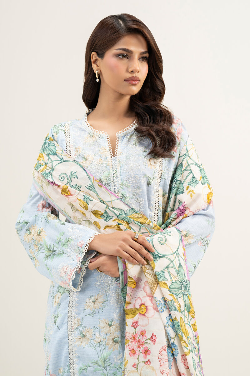 3 Piece - Embroidered Lawn Suit