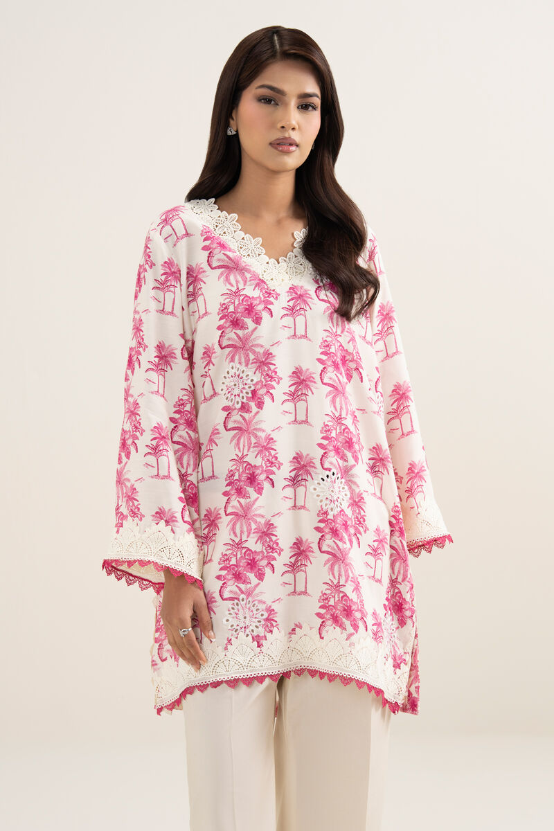 Embroidered Raw Silk Shirt