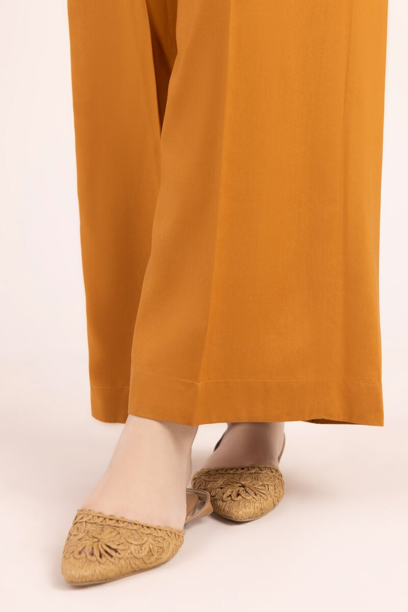 Solid Linen Viscose Culottes