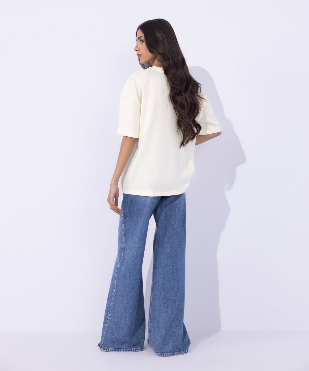 Women's Western Wear Multi Loose Fit Graphic T-Shirt