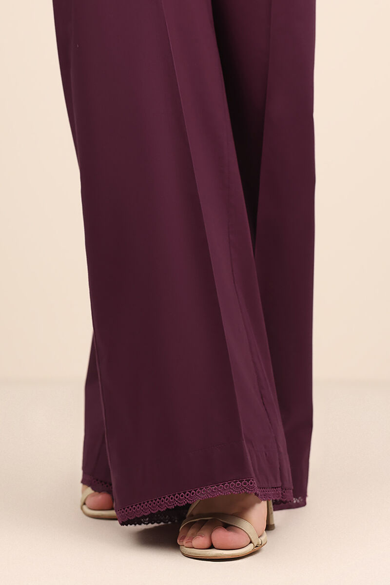 Solid cambric Flared Pants