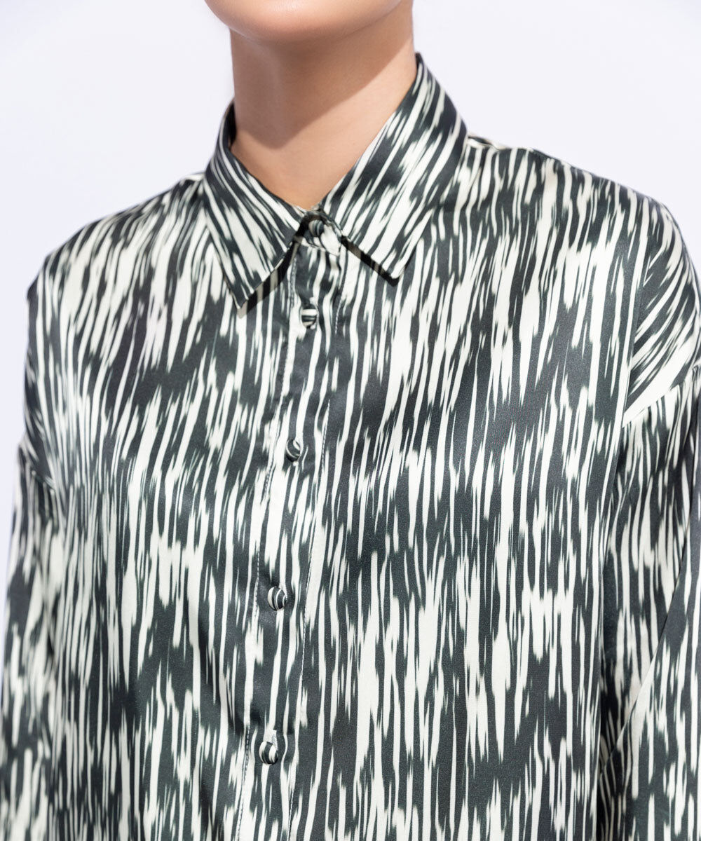 Woman - Multi Loose Fit Silky Shirt