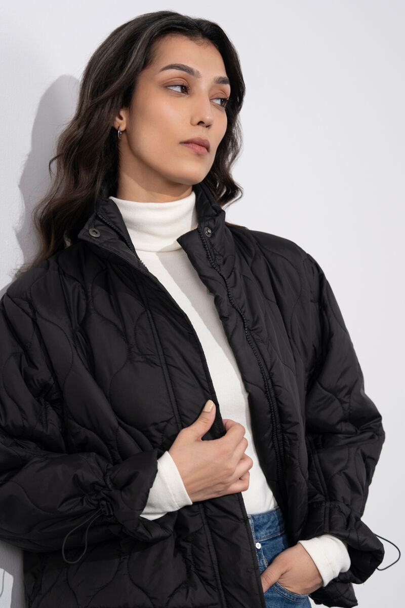 Water-Repellent Quilted Puffer