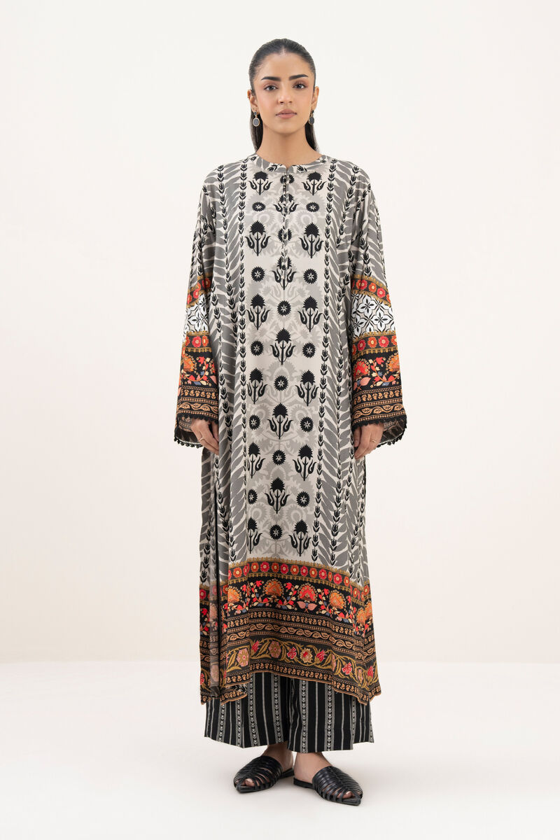 Printed Viscose Linen Shirt