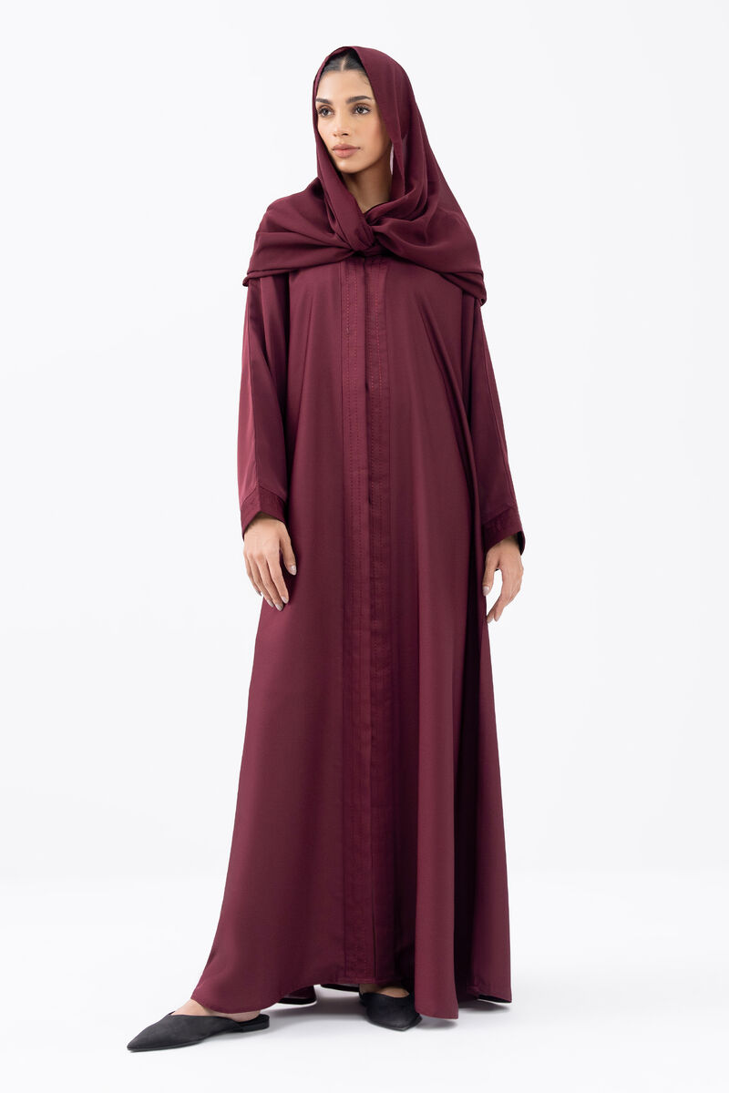 V-Neck Basic Abaya