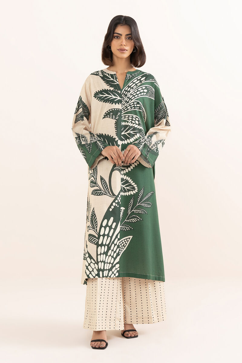 Printed Crosshatch Shirt