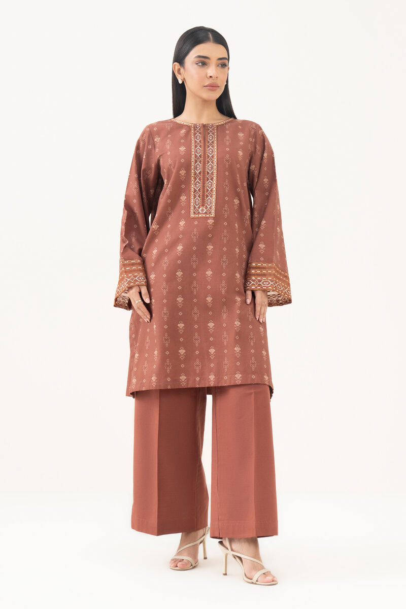 Embroidered Light Khaddar Shirt