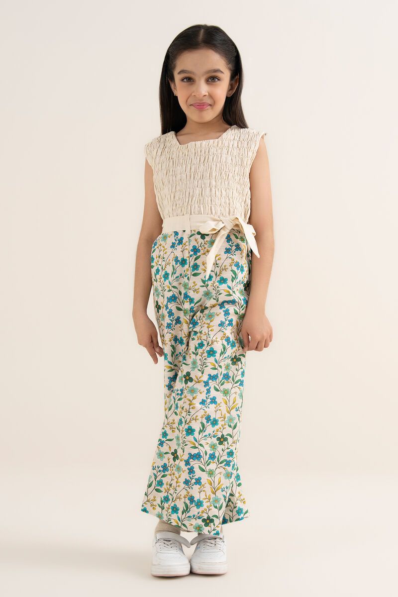 Printed Khaddar Jumpsuit