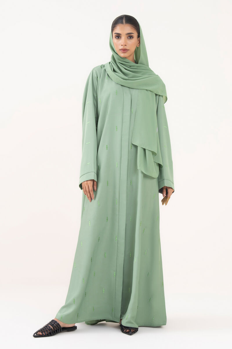 Embroidered Abaya Set
