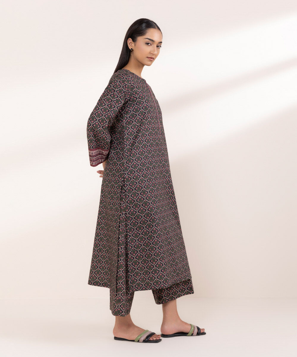 Women's RTW Lawn Multi Printed A-Line Shirt