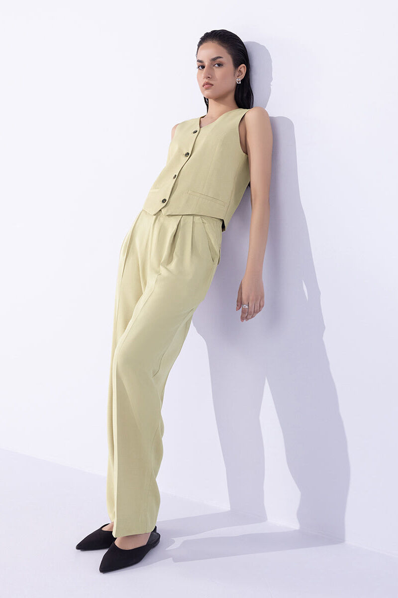 Waistcoat with Faux Pockets