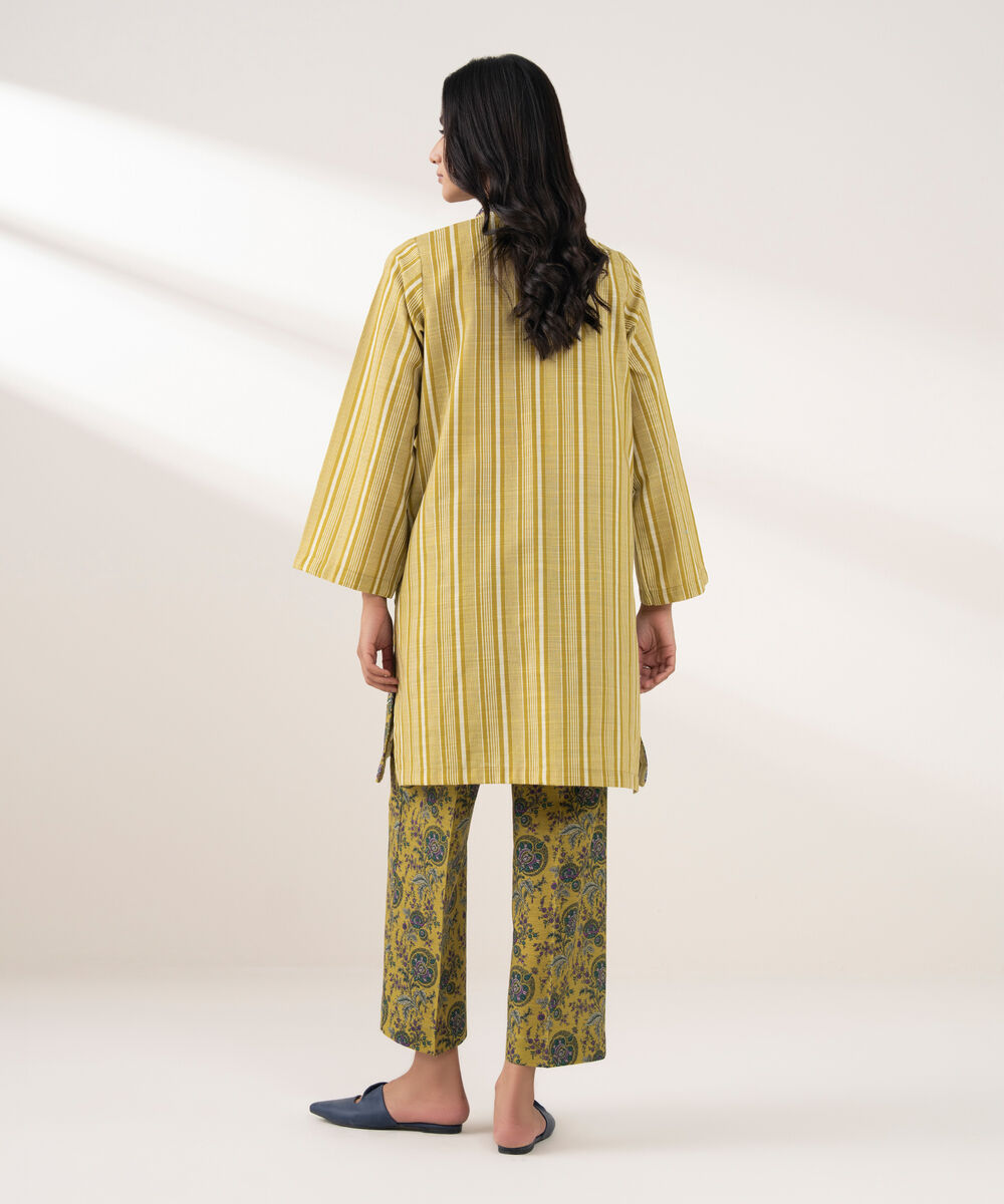 Women's RTW Khaddar Embroidered Green 2 Piece Suit