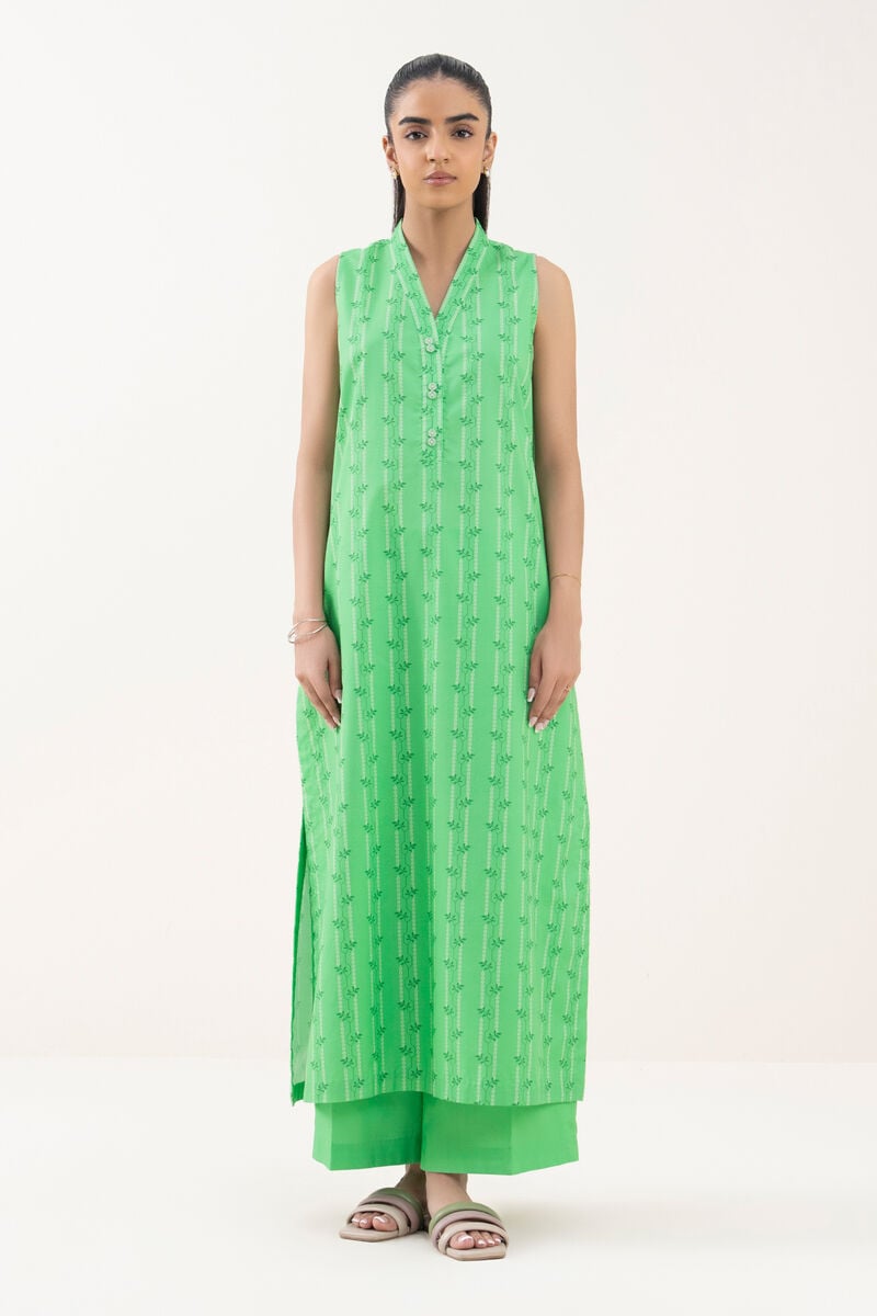 2 Piece - Printed Cotton Suit