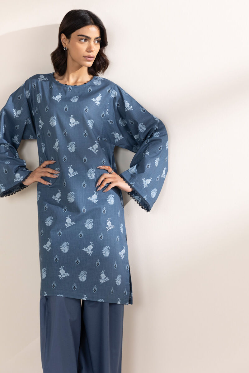 Printed Crosshatch Shirt