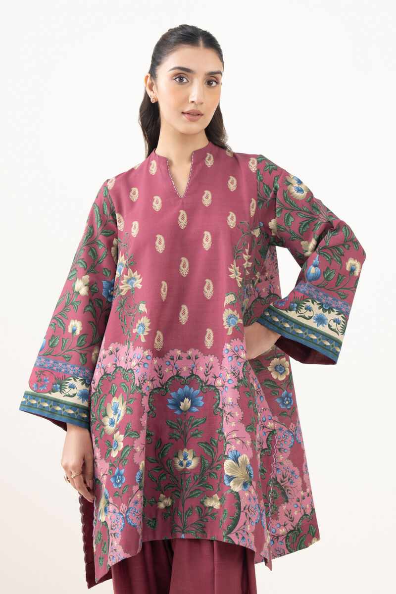 2 Piece - Printed Light Khaddar Suit