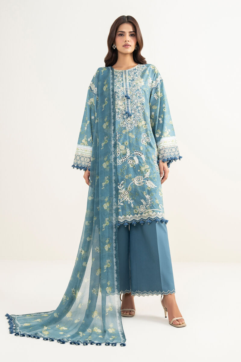 3 Piece - Embroidered Lawn Suit