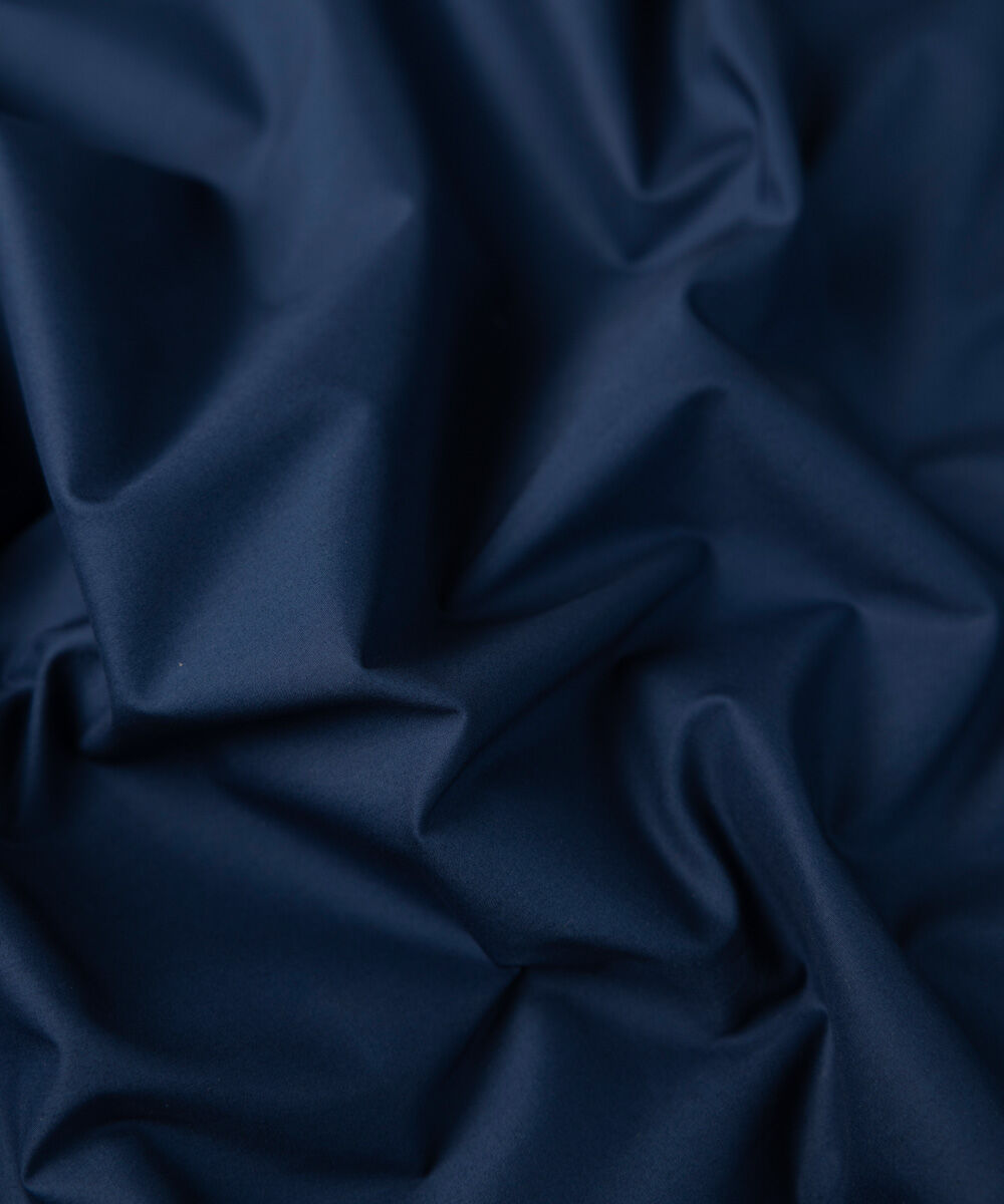 Man - Blue Embroidered Cotton Suit