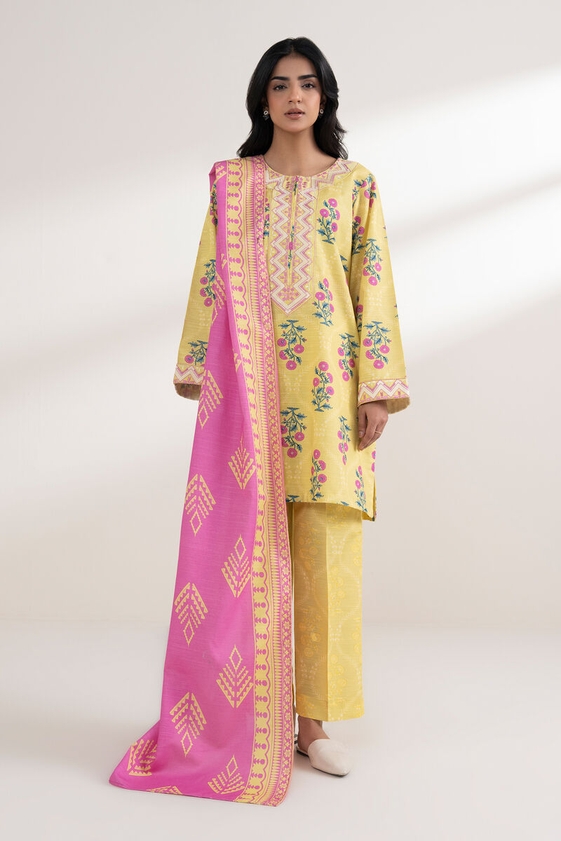 Printed Light Khaddar Dupatta