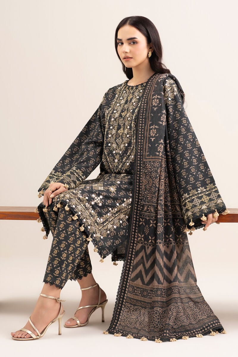 3 Piece - Embroidered Lawn Suit