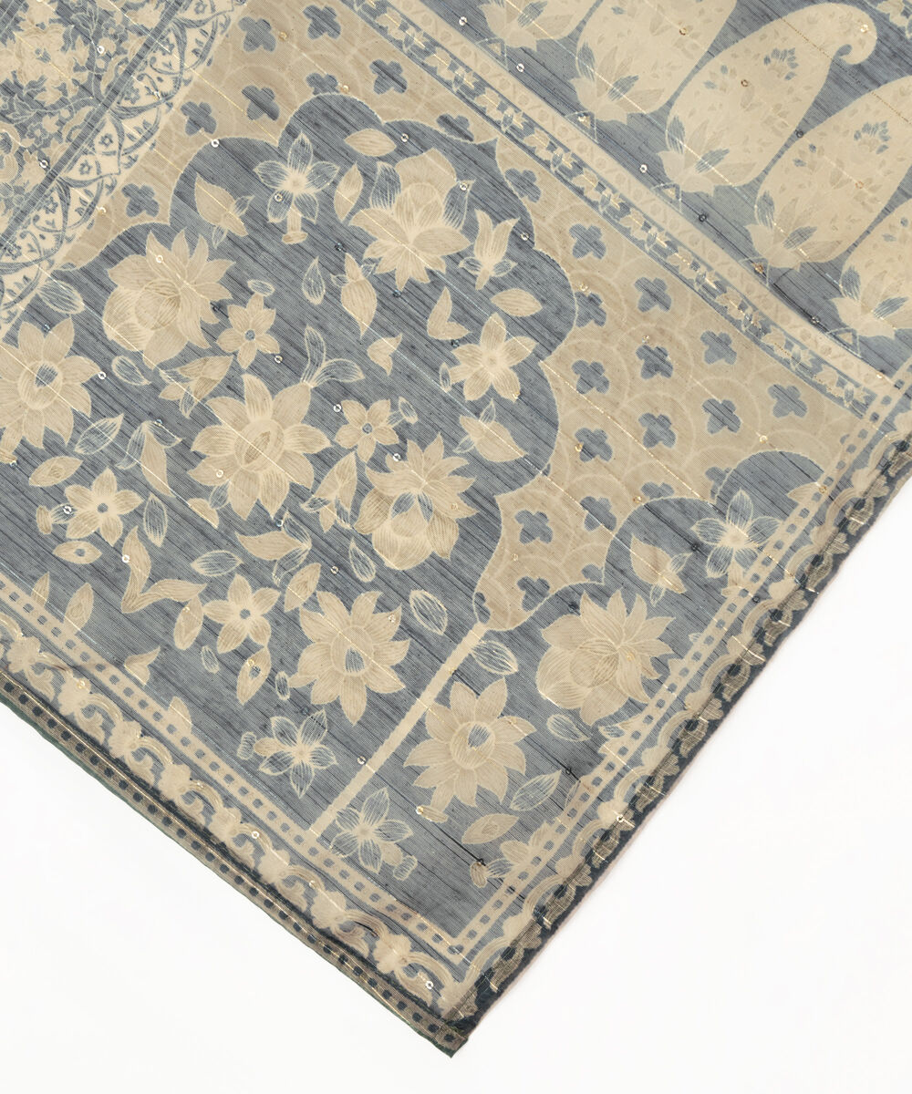 Women's Manaar Green Printed Dupatta