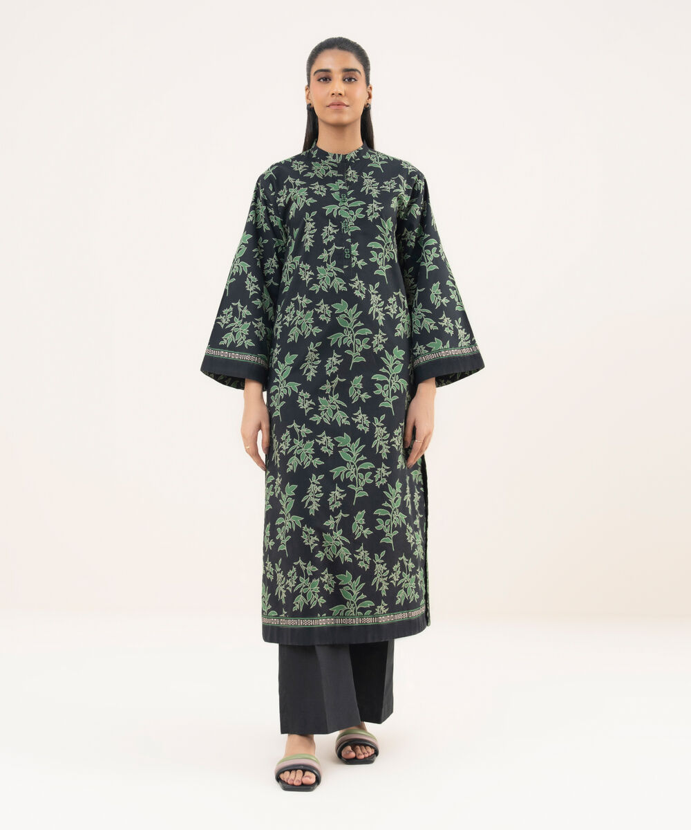 Women's Unstitched Lawn Printed Multi Two Piece Suit