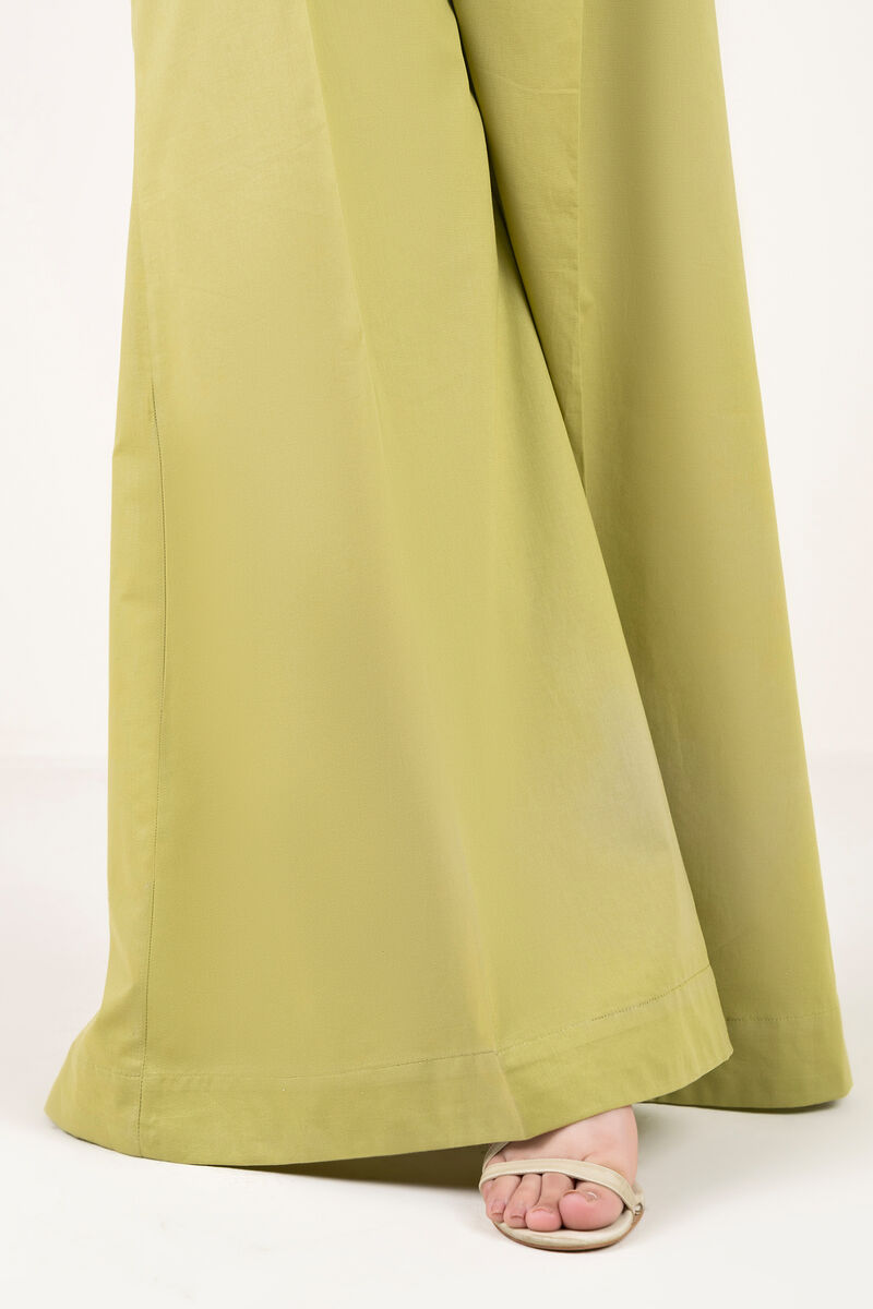 Solid Cambric Flared Pants