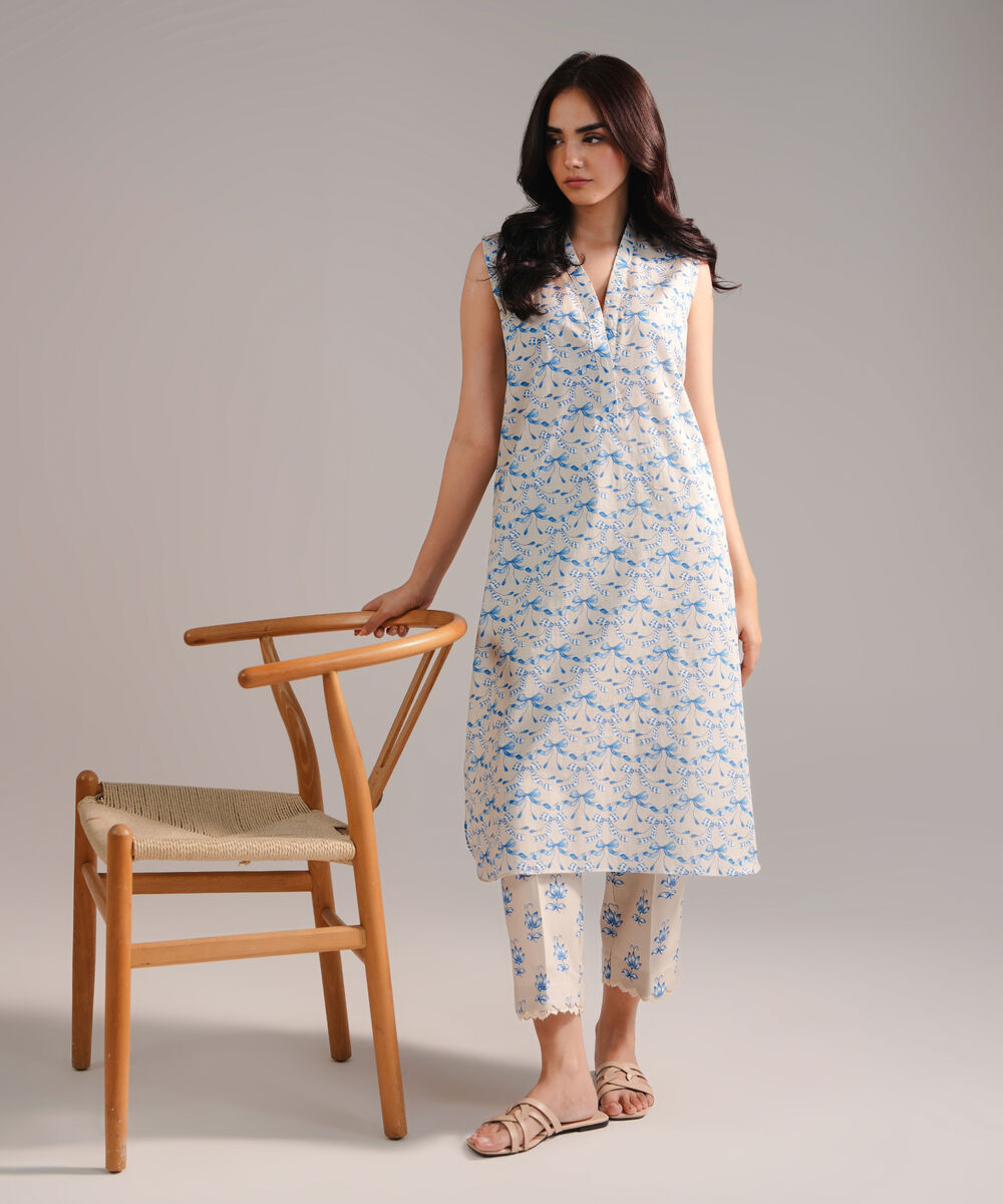 Women's RTW Crosshatch Printed Grey Straight Shirt