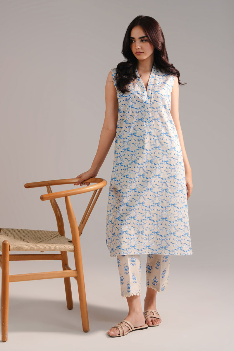 Printed Crosshatch Shirt