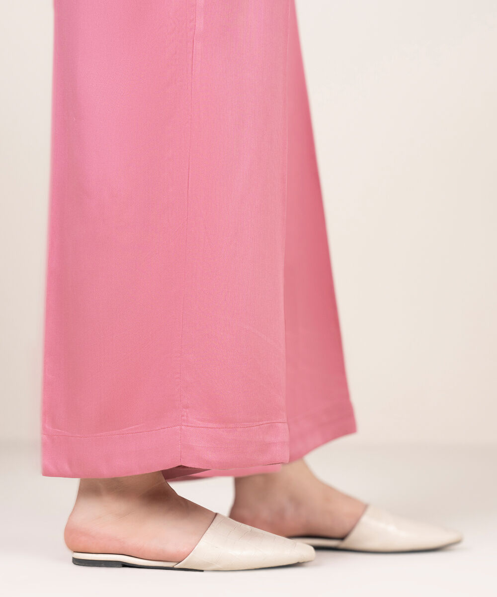 Women's RTW Bedford Solid Pink Culottes