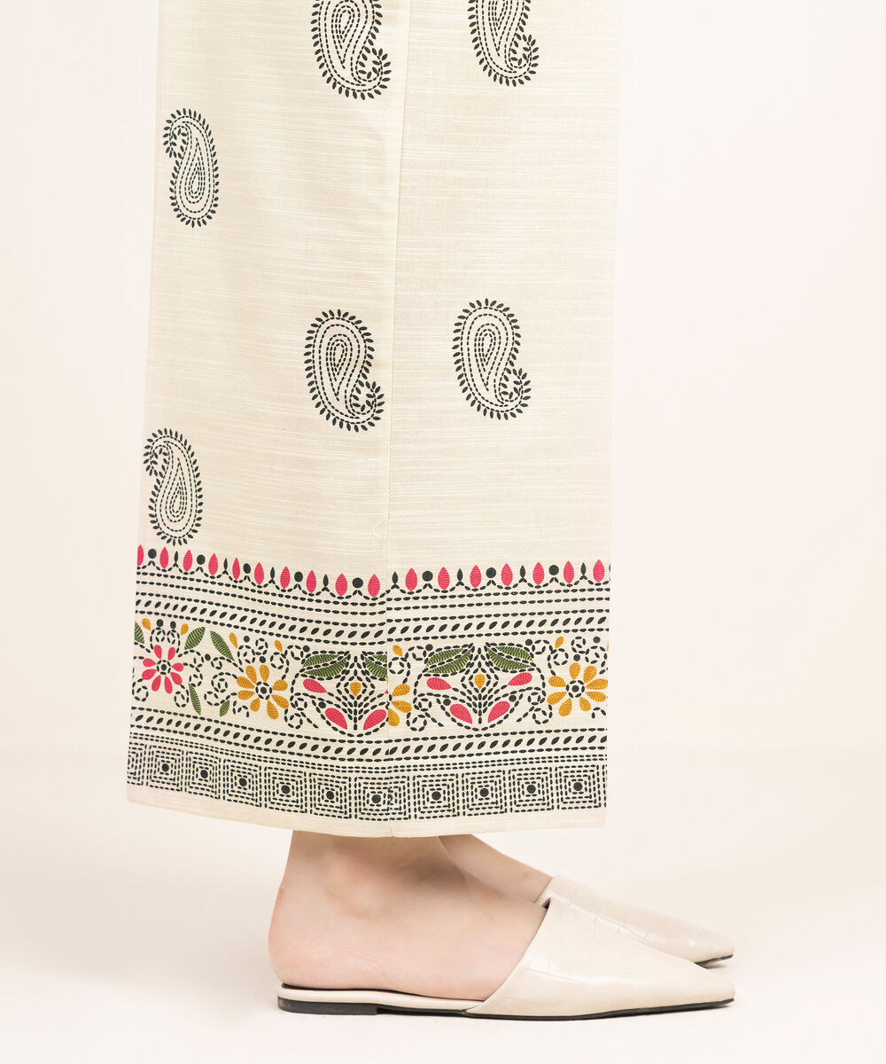 Women's RTW Khaddar Printed Multi Culottes