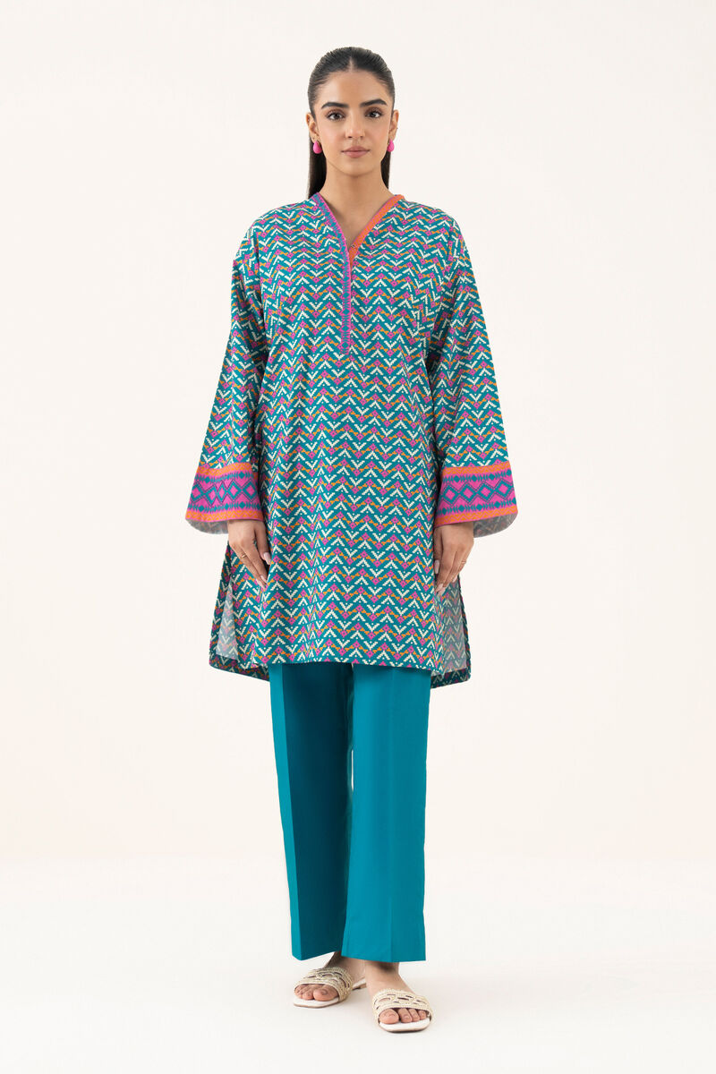 2 Piece - Printed Lawn  Suit