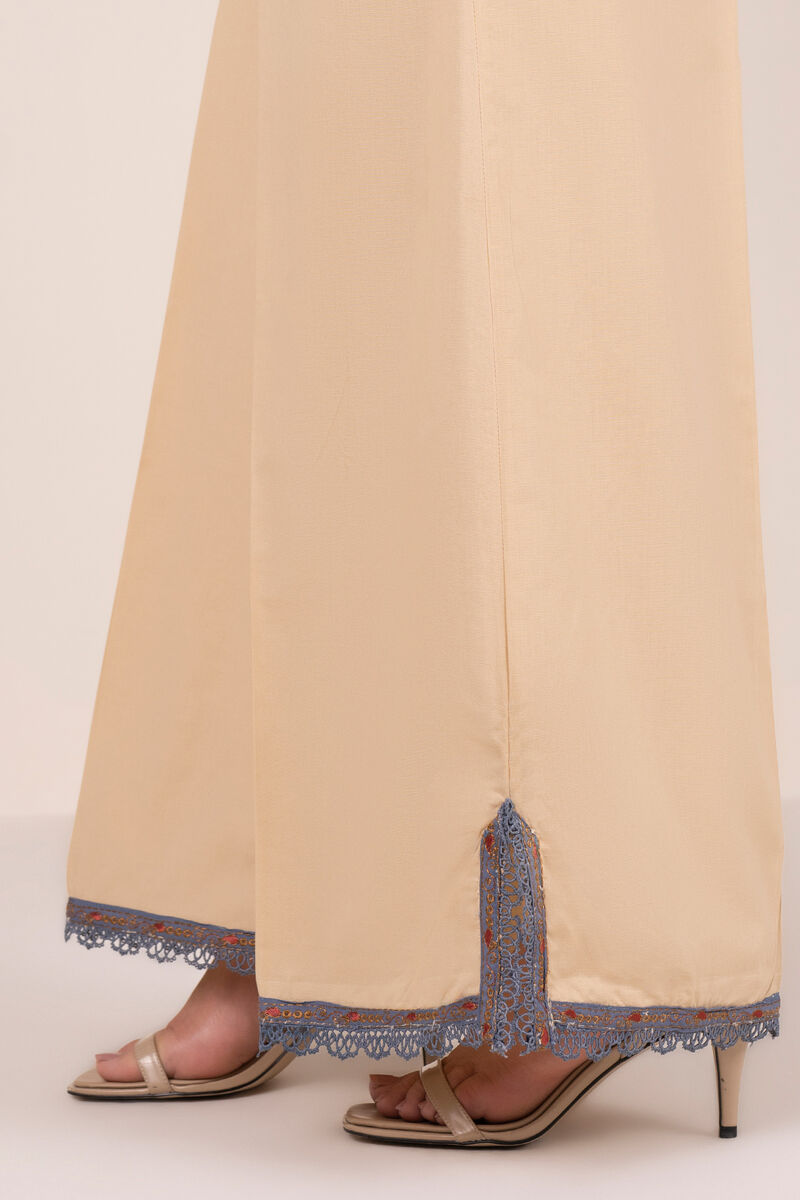 Solid Cambric Flared Pants