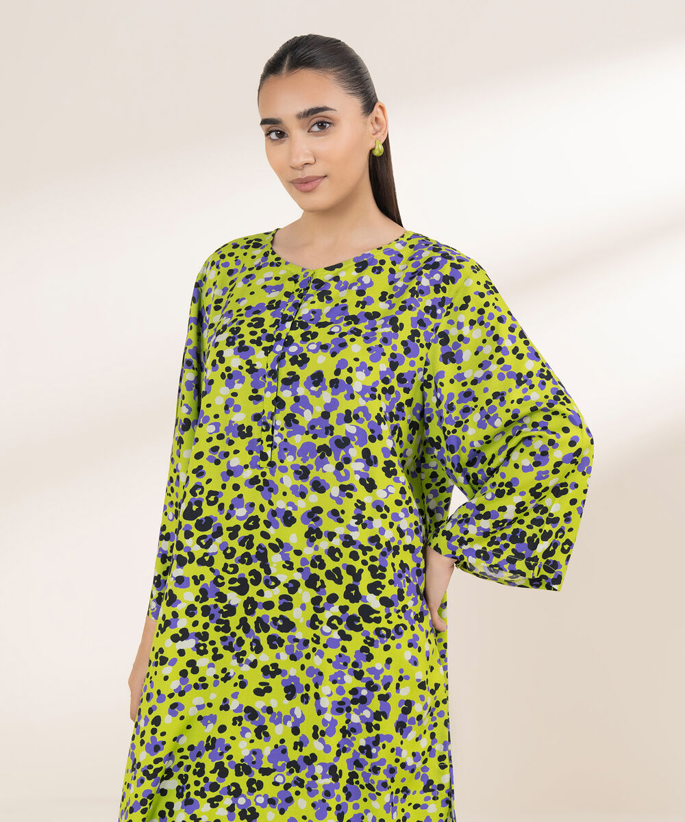 Printed Arabic Lawn Shirt