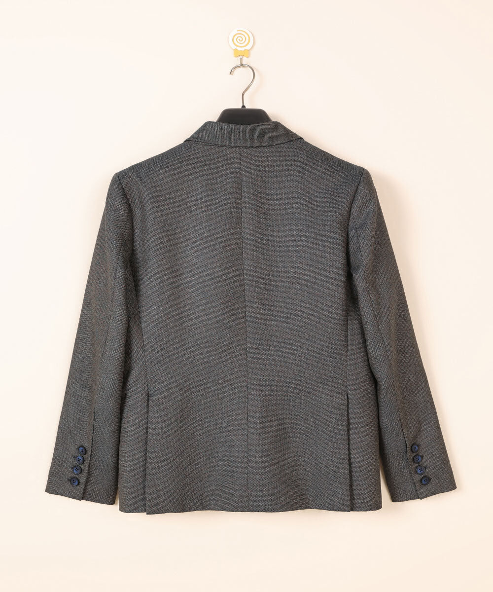 Men's Stitched Grey Tropical Fabric Coat