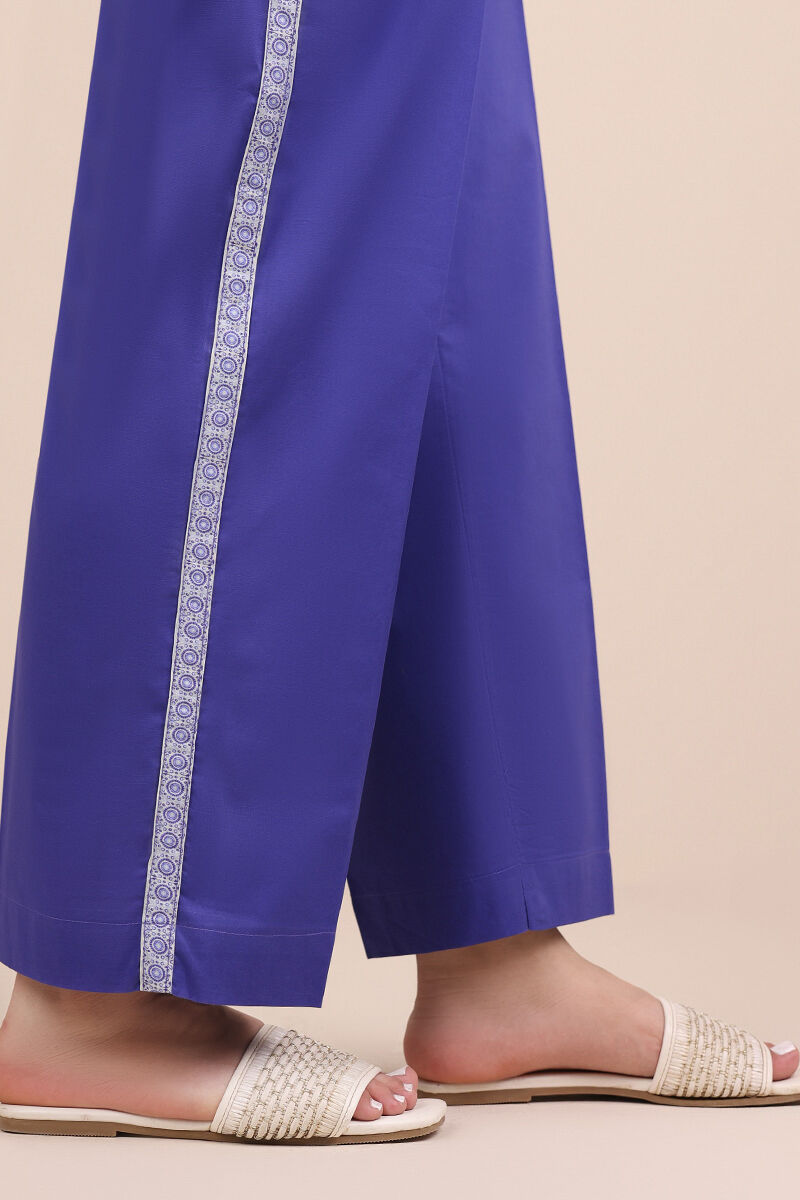 Solid Cambric Straight Pants