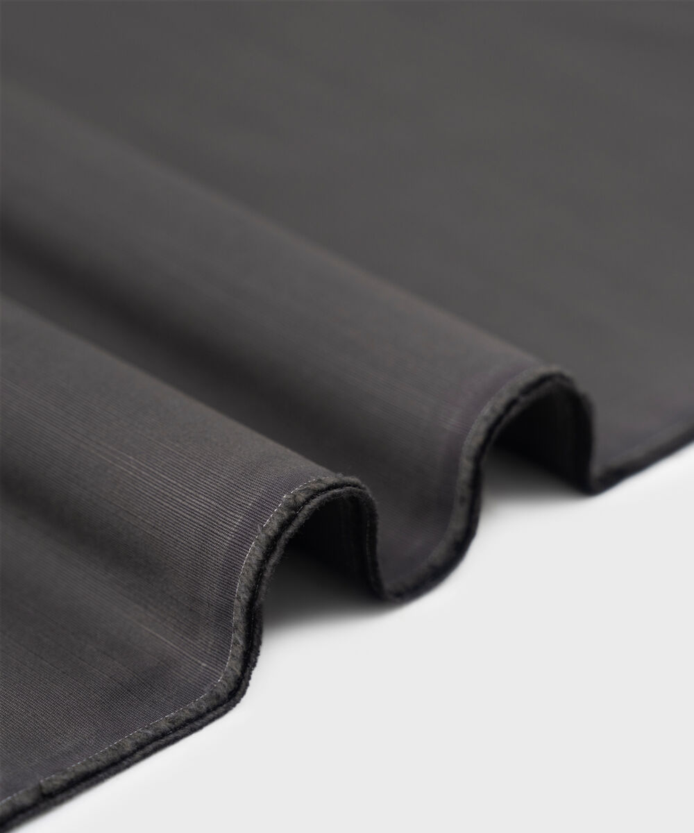 Men's Unstitched Charcoal Cotton Khaddar Suit