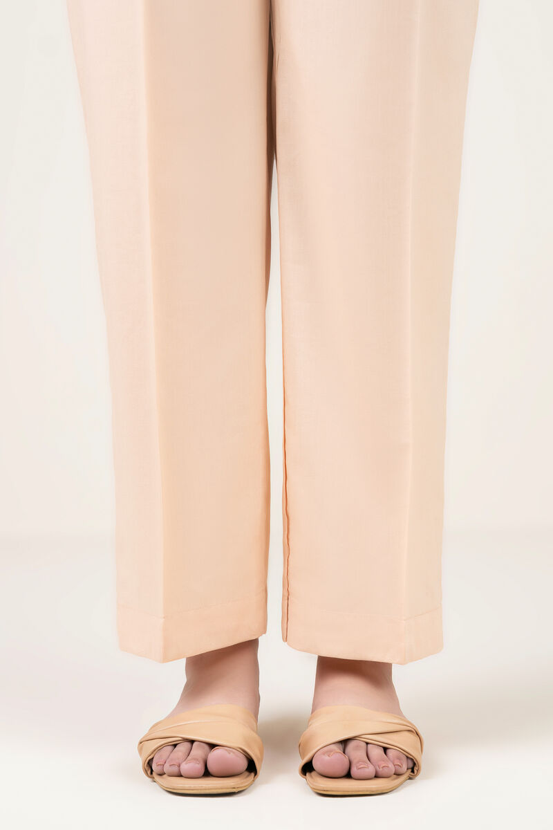 Cotton Viscose Straight Pants